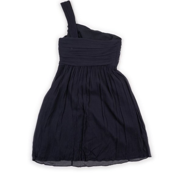 NEW J. CREW navy Lucienne Bridesmaid Dress in Silk Chiffon size 6 - Picture 4 of 9